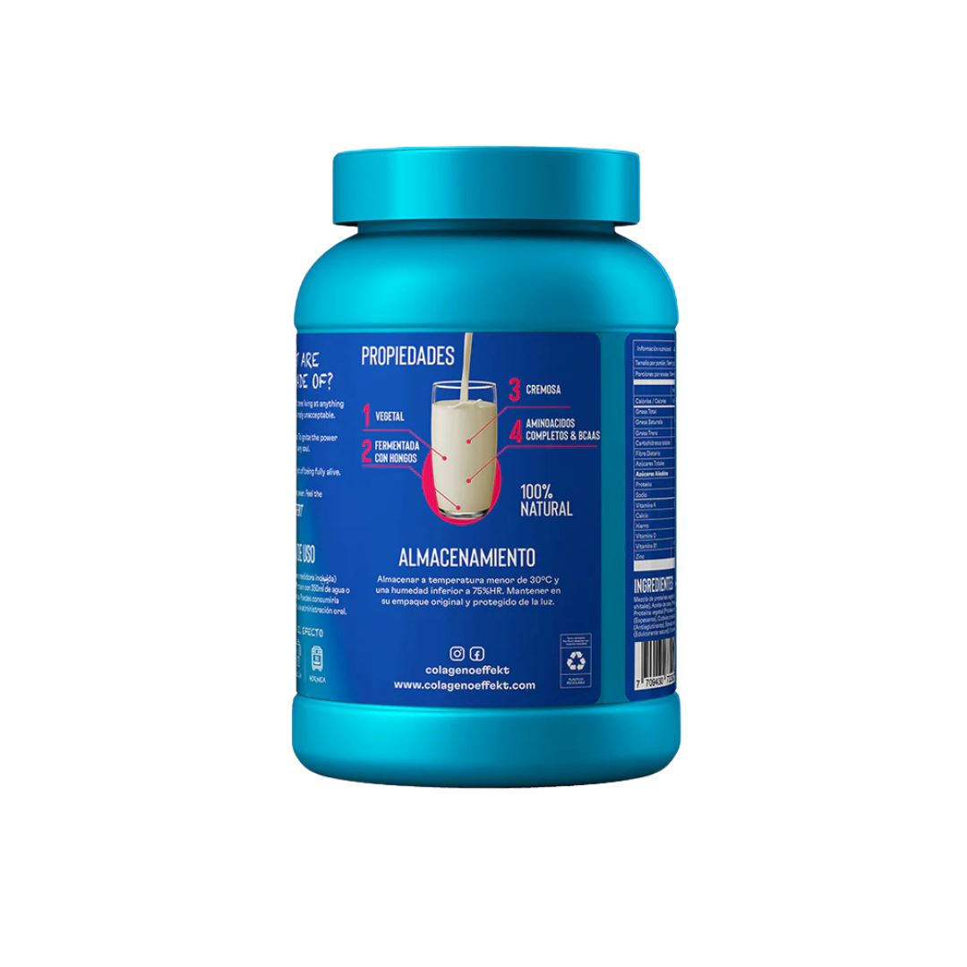 Proteina vegetal NEXT GEN Vainilla 945G polvo Nutrición deportiva EFFEKT 